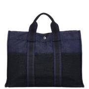 Pre-owned Canvas totes Hermès Vintage , Black , Dames