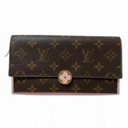 Pre-owned Canvas wallets Louis Vuitton Vintage , Brown , Dames