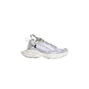 Witte Sneakers met Versleten Effect Balenciaga , Gray , Heren