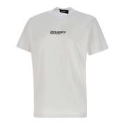 Cool Fit Tee Katoenen T-shirt Wit Dsquared2 , White , Heren