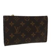 Pre-owned Canvas pouches Louis Vuitton Vintage , Brown , Dames