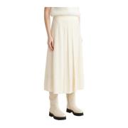 Stijlvolle Rok voor Vrouwen Peserico , Beige , Dames