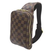 Pre-owned Canvas shoulder-bags Louis Vuitton Vintage , Brown , Dames