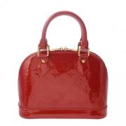 Pre-owned Canvas handbags Louis Vuitton Vintage , Red , Dames