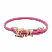 Pre-owned Leather bracelets Louis Vuitton Vintage , Pink , Dames