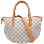 Pre-owned Fabric handbags Louis Vuitton Vintage , Beige , Dames