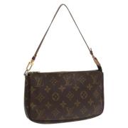 Pre-owned Canvas louis-vuitton-bags Louis Vuitton Vintage , Brown , Da...