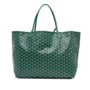 Pre-owned Fabric handbags Goyard Vintage , Green , Dames