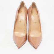 Pre-owned Fabric heels Christian Louboutin Pre-owned , Beige , Dames