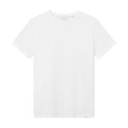 Witte Nørregaard Tonal T-Shirt Les Deux , White , Heren