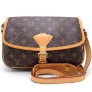 Pre-owned Canvas shoulder-bags Louis Vuitton Vintage , Brown , Dames