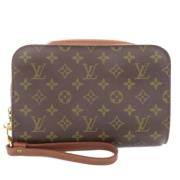 Pre-owned Canvas louis-vuitton-bags Louis Vuitton Vintage , Brown , Da...