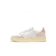 Vintage Stijl Wit Poeder Sneakers Autry , White , Dames