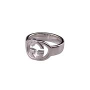 Pre-owned Silver rings Gucci Vintage , Gray , Dames