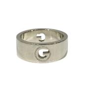 Pre-owned Silver rings Gucci Vintage , Gray , Dames