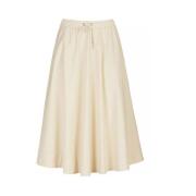 Elegante Midi Rokken voor Vrouwen Raffaello Rossi , White , Dames