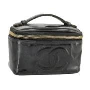 Pre-owned Leather chanel-bags Chanel Vintage , Black , Dames