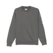 Grijze Sweater met Zak C.p. Company , Gray , Heren