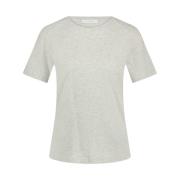 Logo Top T-shirt By-Bar , Gray , Dames