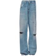 Loose-fit Jeans MM6 Maison Margiela , Blue , Dames