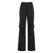 Wollen Cargo Broek P.a.r.o.s.h. , Black , Dames