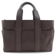 Pre-owned Canvas handbags Hermès Vintage , Brown , Dames