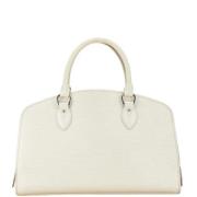 Pre-owned Leather louis-vuitton-bags Louis Vuitton Vintage , White , D...