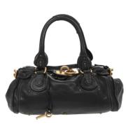 Pre-owned Leather handbags Chloé Pre-owned , Black , Dames