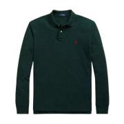 Groene Polo Shirt Custom Slim Fit Ralph Lauren , Green , Heren