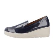 Stijlvolle Loafers voor Mannen Geox , Blue , Dames