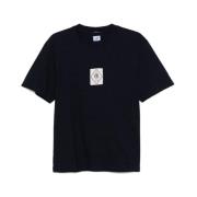 Midnight Blue Crew Neck T-shirt C.p. Company , Blue , Heren