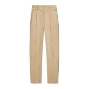 Katoenen broek Etro , Beige , Heren