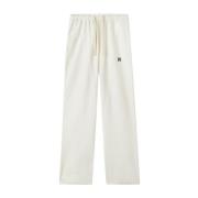 Witte Broek met Logoprint Palm Angels , White , Heren