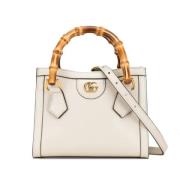 Pre-owned Leather gucci-bags Gucci Vintage , White , Dames