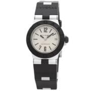 Pre-owned Glass watches Bvlgari Vintage , Gray , Heren