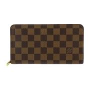 Pre-owned Leather wallets Louis Vuitton Vintage , Brown , Dames