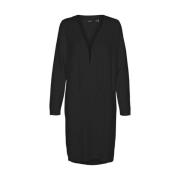 Zwarte Coatigan met Zak | Freewear Vero Moda , Black , Dames