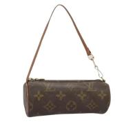 Pre-owned Canvas pouches Louis Vuitton Vintage , Brown , Dames