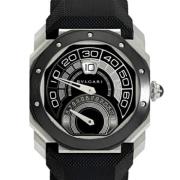 Pre-owned Stainless Steel watches Bvlgari Vintage , Black , Heren