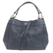 Pre-owned Leather totes Coach Pre-owned , Blue , Dames