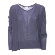 Paarse Gebreide Trui Ct23114H C.T.plage , Purple , Dames