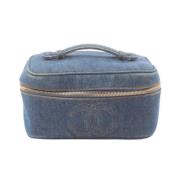 Pre-owned Denim chanel-bags Chanel Vintage , Blue , Dames