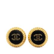 Pre-owned Fabric chanel-jewelry Chanel Vintage , Black , Dames