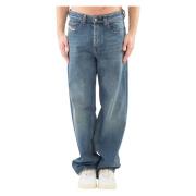 Vintage Loose Jeans 2001 D-Macro Diesel , Blue , Heren