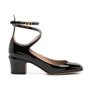 Elegante Decollete Schoenen Valentino , Black , Dames