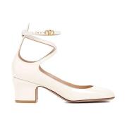 Elegante Decollete Schoenen voor Vrouwen Valentino , White , Dames