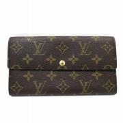 Pre-owned Canvas wallets Louis Vuitton Vintage , Brown , Dames