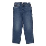 Donkere denim skater timmerman jeans Tommy Hilfiger , Blue , Heren