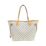 Pre-owned Canvas totes Louis Vuitton Vintage , White , Dames