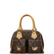 Pre-owned Canvas handbags Louis Vuitton Vintage , Brown , Dames